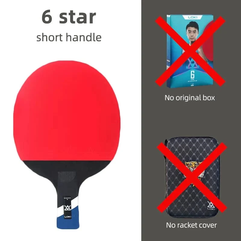 Loki E-Serie Tischtennis Schläger Professionelle Carbon Klinge Ping Pong Schläger Paddel Hohe Elastische Gummi