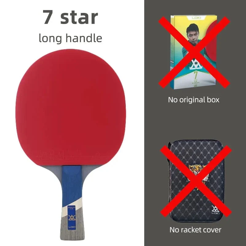 Loki E-Serie Tischtennis Schläger Professionelle Carbon Klinge Ping Pong Schläger Paddel Hohe Elastische Gummi