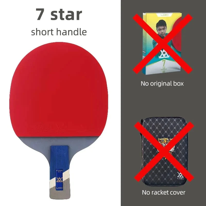 Loki E-Serie Tischtennis Schläger Professionelle Carbon Klinge Ping Pong Schläger Paddel Hohe Elastische Gummi