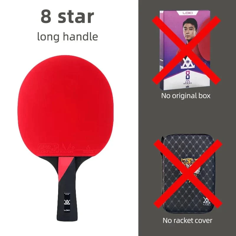 Loki E-Serie Tischtennis Schläger Professionelle Carbon Klinge Ping Pong Schläger Paddel Hohe Elastische Gummi