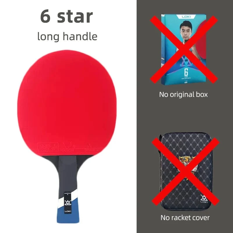 Loki E-Serie Tischtennis Schläger Professionelle Carbon Klinge Ping Pong Schläger Paddel Hohe Elastische Gummi
