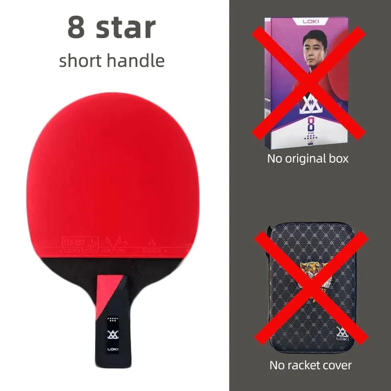 Loki E-Serie Tischtennis Schläger Professionelle Carbon Klinge Ping Pong Schläger Paddel Hohe Elastische Gummi