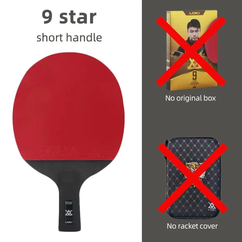 Loki E-Serie Tischtennis Schläger Professionelle Carbon Klinge Ping Pong Schläger Paddel Hohe Elastische Gummi