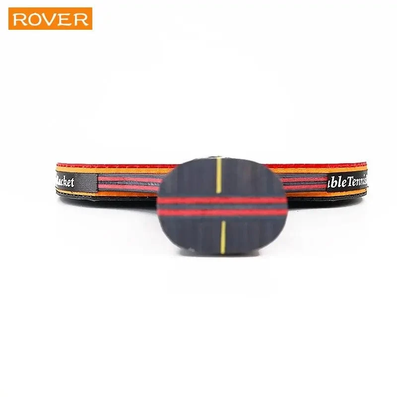 6 Star Tischtennisschläger 2-teilig Professionelles Ping-Pong-Schlägerset Noppen-in-Gummi Hochwertiges Schlägerpaddel mit Tasche