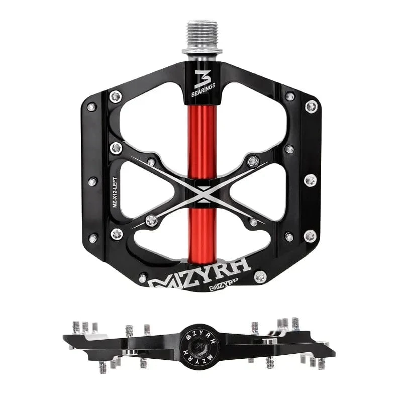 Fahrradpedale 3 Lager MTB Anti-Rutsch Ultraleicht Aluminium Mountain Road Bike Plattform Pedale Fahrradzubehör