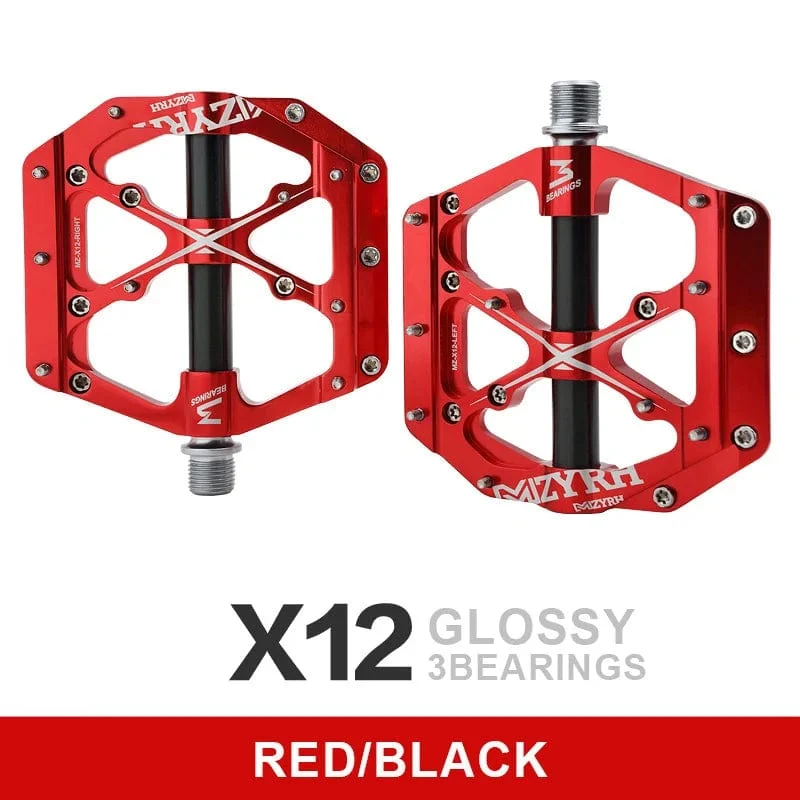 Fahrradpedale 3 Lager MTB Anti-Rutsch Ultraleicht Aluminium Mountain Road Bike Plattform Pedale Fahrradzubehör