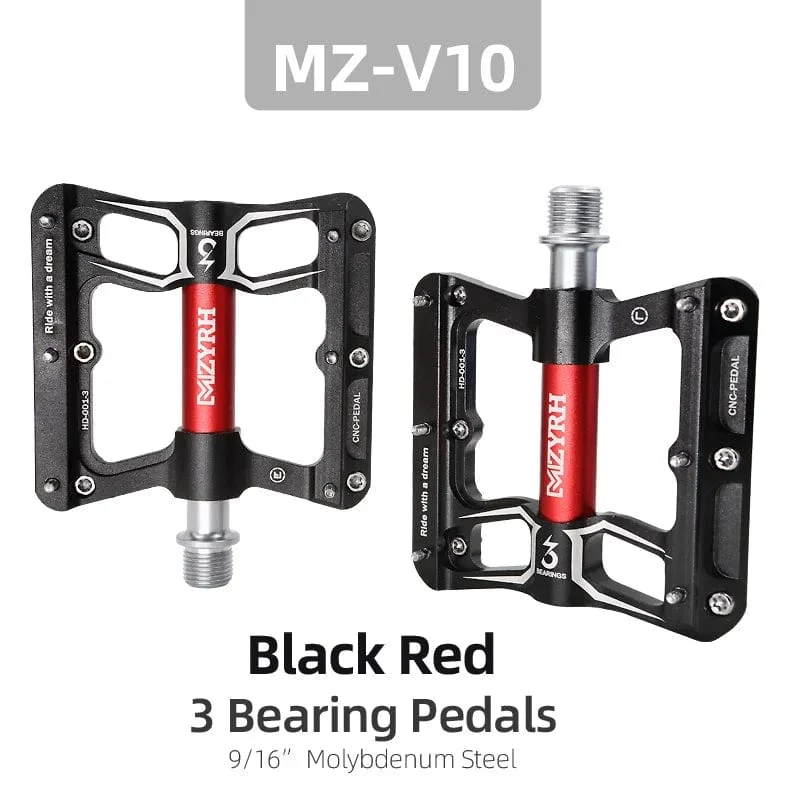 Fahrradpedale 3 Lager MTB Anti-Rutsch Ultraleicht Aluminium Mountain Road Bike Plattform Pedale Fahrradzubehör