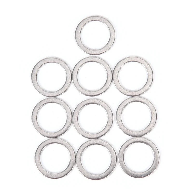 10 Stücke 2 cm Edelstahl Fahrrad Pedal Spacer Kurbel Radfahren MTB Bike Edelstahl Ring Scheiben