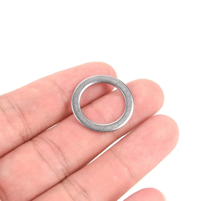 10 Stücke 2 cm Edelstahl Fahrrad Pedal Spacer Kurbel Radfahren MTB Bike Edelstahl Ring Scheiben