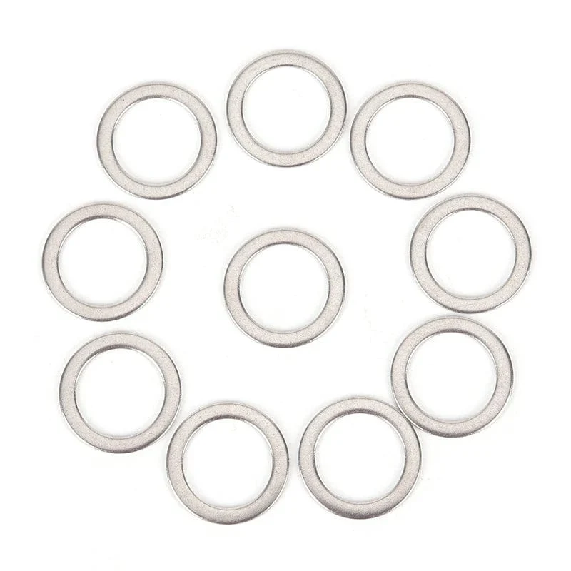 10 Stücke 2 cm Edelstahl Fahrrad Pedal Spacer Kurbel Radfahren MTB Bike Edelstahl Ring Scheiben