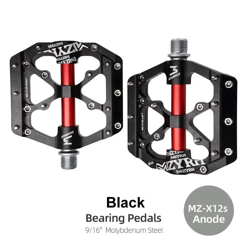 3 lager Fahrrad Pedale Ultraleicht Anti-slip CNC BMX MTB Rennrad Pedal Radfahren Sealed Bearing Bike Pedale