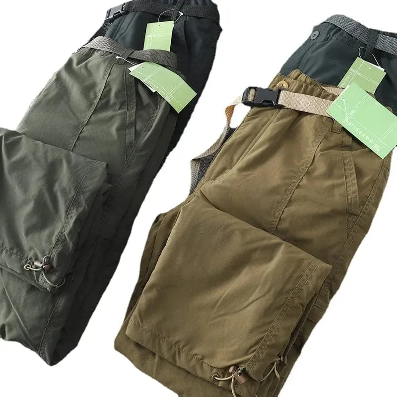Camping-Jagdausrüstungshose Deutschland Winddichte wasserdichte Plüsch-Softshell-Hose Outdoor-Männer Straight Multi Bag Overalls