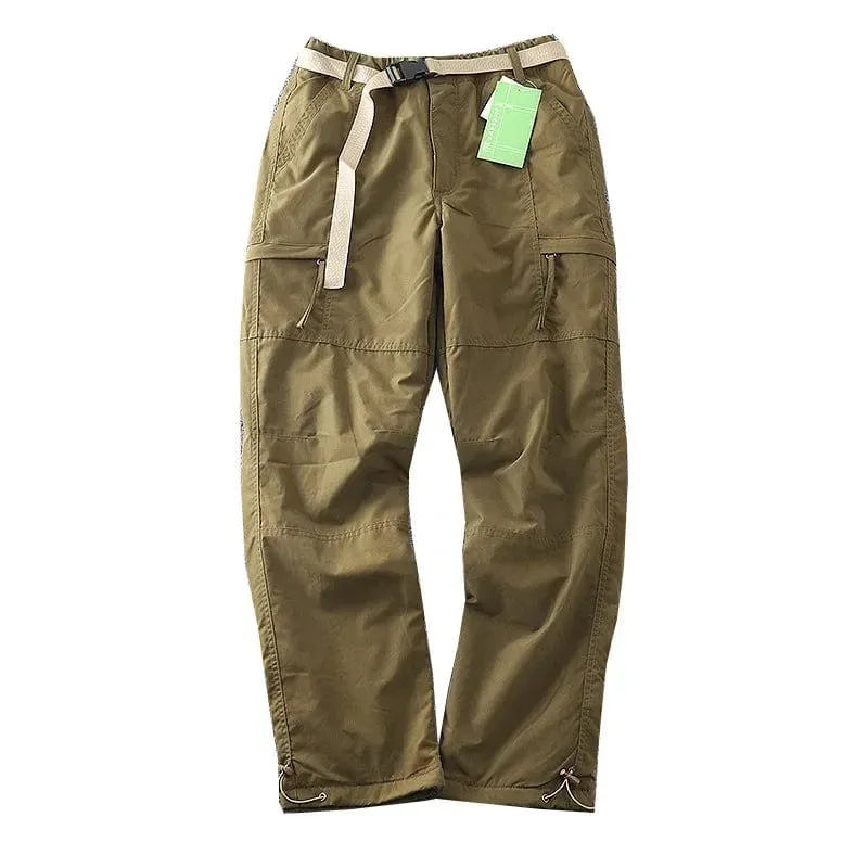 Camping-Jagdausrüstungshose Deutschland Winddichte wasserdichte Plüsch-Softshell-Hose Outdoor-Männer Straight Multi Bag Overalls