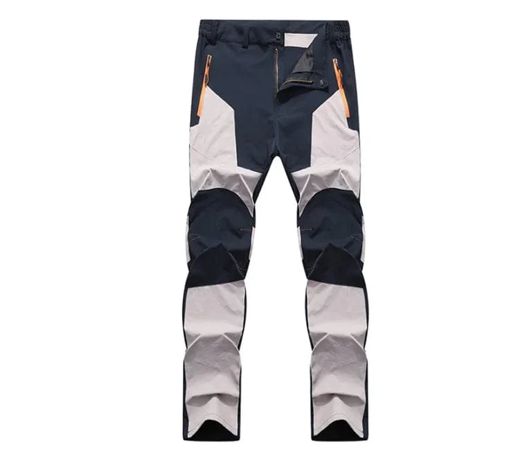 TRVLWEGO Männer Wandern Camping Hosen Verschleißfeste Schnell Trocknende Anti-UV-Hose Wasserdichte Elastische Hose 5XL Klettern Trekking Sommer