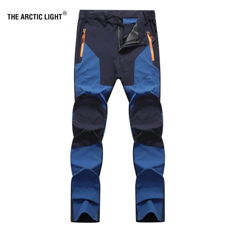 TRVLWEGO Männer Wandern Camping Hosen Verschleißfeste Schnell Trocknende Anti-UV-Hose Wasserdichte Elastische Hose 5XL Klettern Trekking Sommer