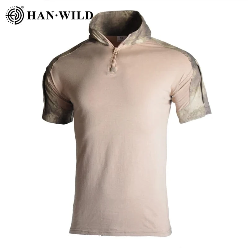 Militärische Camo-Shirts, T-Shirts für Herren, Outdoor, Airsoft, taktisches Combat-Shirt, Jagdkleidung, Tops, Trainingskleidung, Armee-T-Shirt, Wandern