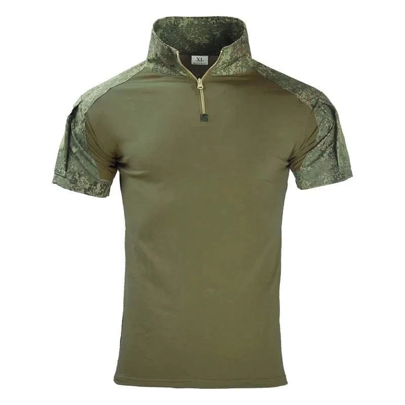 Militärische Camo-Shirts, T-Shirts für Herren, Outdoor, Airsoft, taktisches Combat-Shirt, Jagdkleidung, Tops, Trainingskleidung, Armee-T-Shirt, Wandern