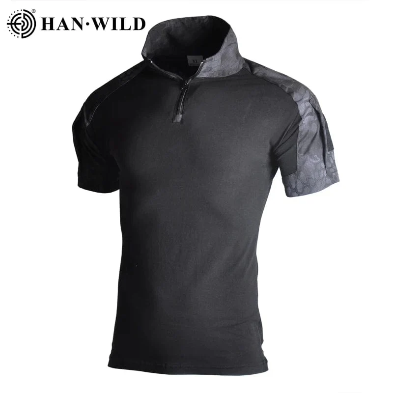 Militärische Camo-Shirts, T-Shirts für Herren, Outdoor, Airsoft, taktisches Combat-Shirt, Jagdkleidung, Tops, Trainingskleidung, Armee-T-Shirt, Wandern