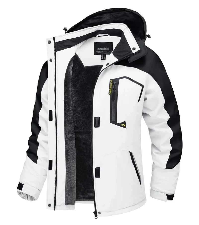 TACVASEN Winter Warme Jacken Damen Skijacke Stilvolle Camping Wandern Outdoor Abenteuer Snowboard Jacken Mäntel Windjacke
