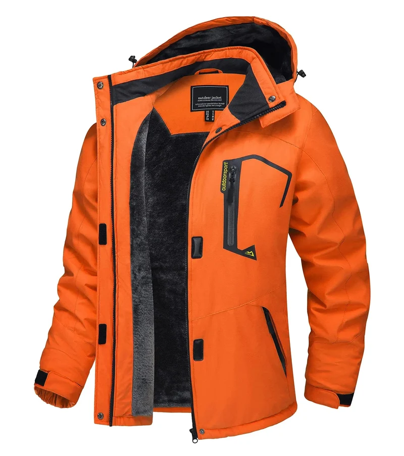 TACVASEN Winter Warme Jacken Damen Skijacke Stilvolle Camping Wandern Outdoor Abenteuer Snowboard Jacken Mäntel Windjacke