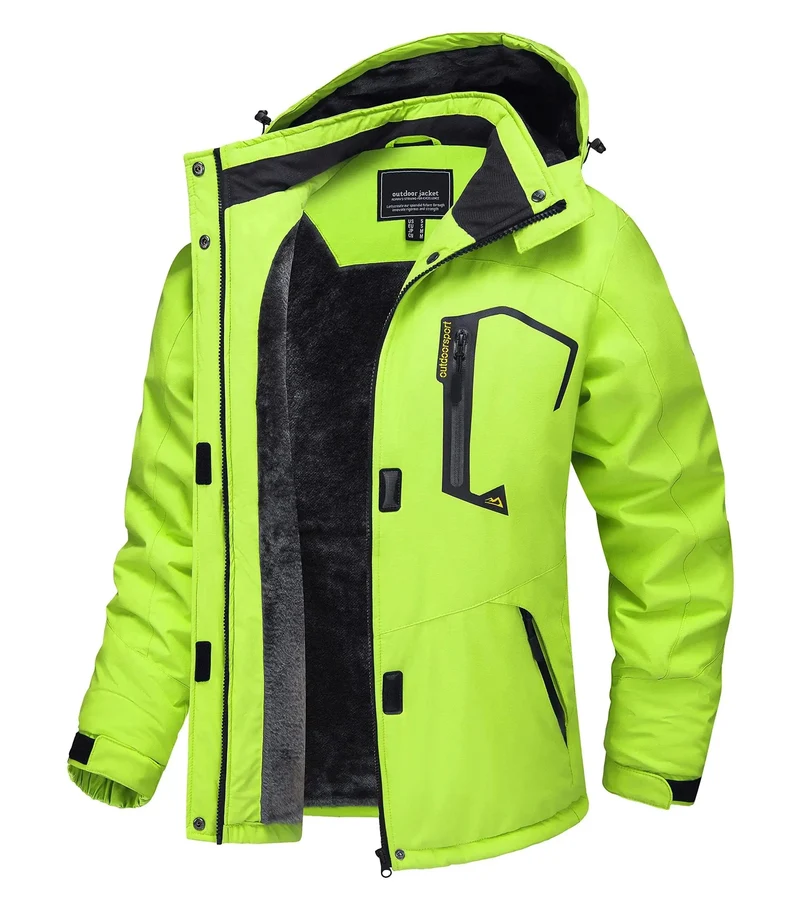 TACVASEN Winter Warme Jacken Damen Skijacke Stilvolle Camping Wandern Outdoor Abenteuer Snowboard Jacken Mäntel Windjacke