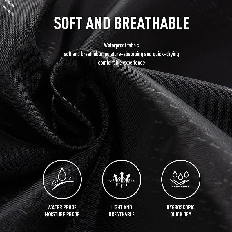 LNGXO Damen Herren Campinghose Trekking Klettern Wandern Wasserdichte Hose Unisex Sport Schnelltrocknende Bergregenhose Anti-UV