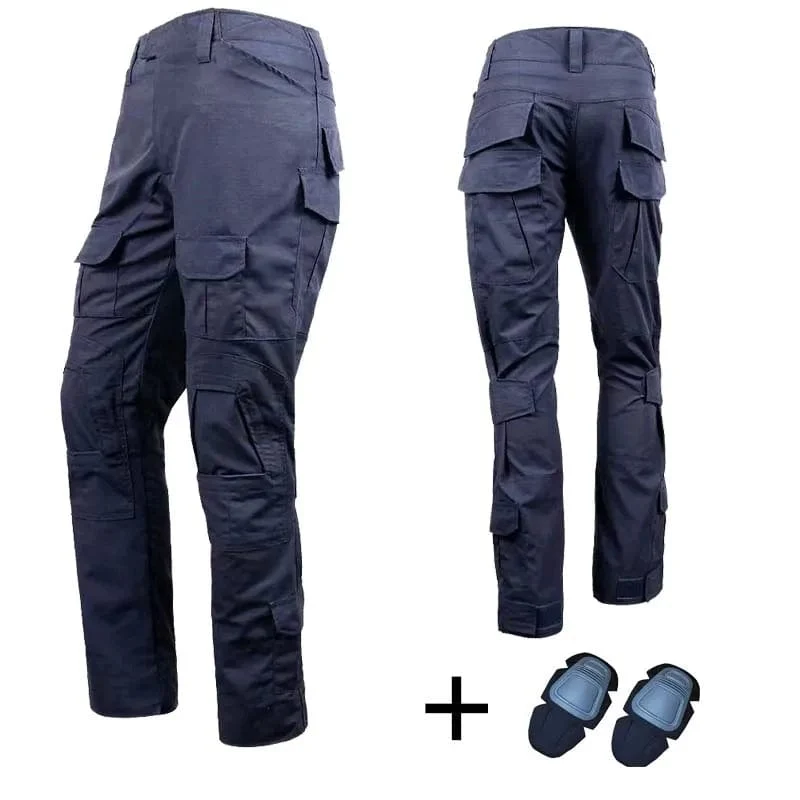 Multicam Camouflage Militärische Taktische Hosen Armee Tragen-beständig Wandern Hose Paintball Kampf Hose Mit Knie Pads Jagd Kleidung
