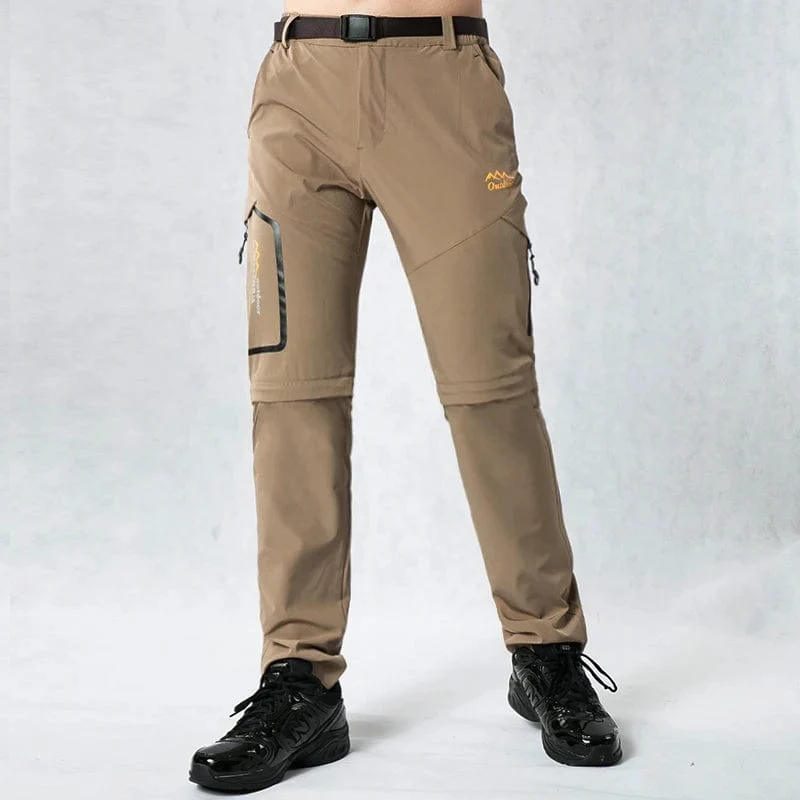 TRVLWEGO Herren-Camping-Wanderhose, Trekking-Hose mit hohem Stretchanteil, für den Sommer, dünn, wasserdicht, schnell trocknend, UV-beständig, für Outdoor-Reisen