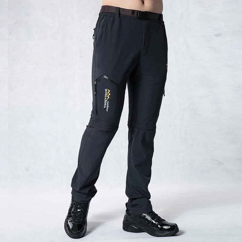 TRVLWEGO Herren-Camping-Wanderhose, Trekking-Hose mit hohem Stretchanteil, für den Sommer, dünn, wasserdicht, schnell trocknend, UV-beständig, für Outdoor-Reisen