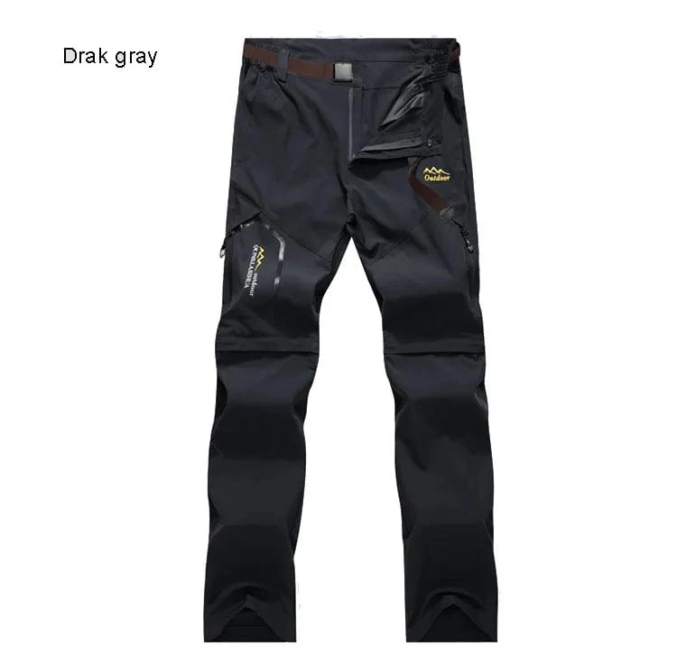 TRVLWEGO Herren-Camping-Wanderhose, Trekking-Hose mit hohem Stretchanteil, für den Sommer, dünn, wasserdicht, schnell trocknend, UV-beständig, für Outdoor-Reisen