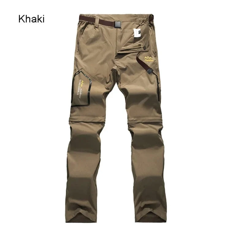 TRVLWEGO Herren-Camping-Wanderhose, Trekking-Hose mit hohem Stretchanteil, für den Sommer, dünn, wasserdicht, schnell trocknend, UV-beständig, für Outdoor-Reisen