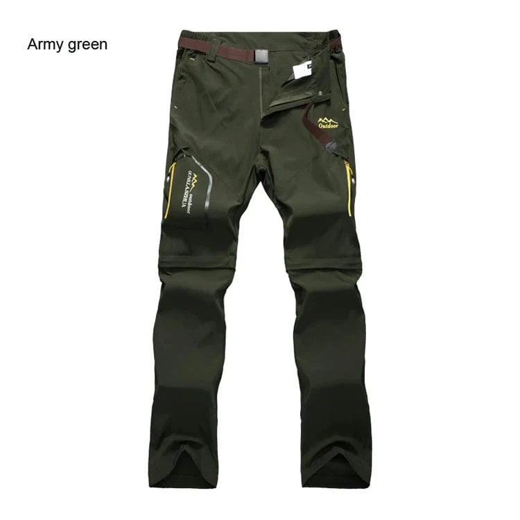 TRVLWEGO Herren-Camping-Wanderhose, Trekking-Hose mit hohem Stretchanteil, für den Sommer, dünn, wasserdicht, schnell trocknend, UV-beständig, für Outdoor-Reisen