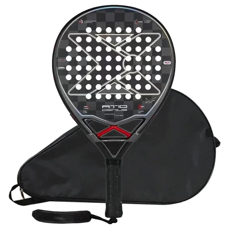2024 Neuer Pala Padel Paddle-Tennisschläger mit weicher Oberfläche, Kohlefaser, weiche EVA-Oberfläche, Sportschläger für den Außenbereich