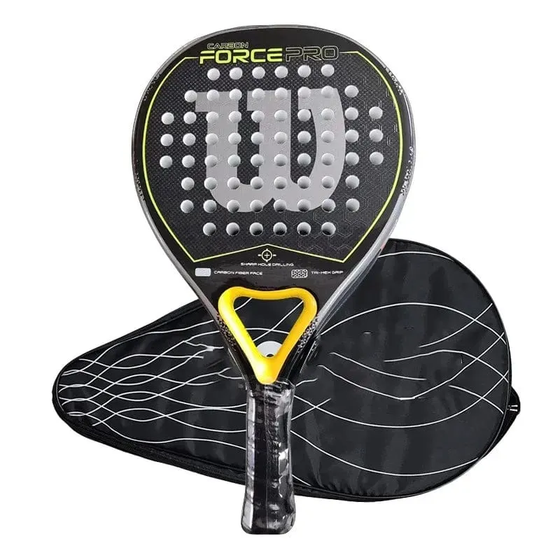 2024 Neuer Pala Padel Paddle-Tennisschläger mit weicher Oberfläche, Kohlefaser, weiche EVA-Oberfläche, Sportschläger für den Außenbereich