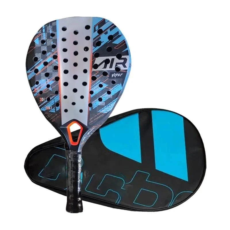 2024 Neuer Pala Padel Paddle-Tennisschläger mit weicher Oberfläche, Kohlefaser, weiche EVA-Oberfläche, Sportschläger für den Außenbereich
