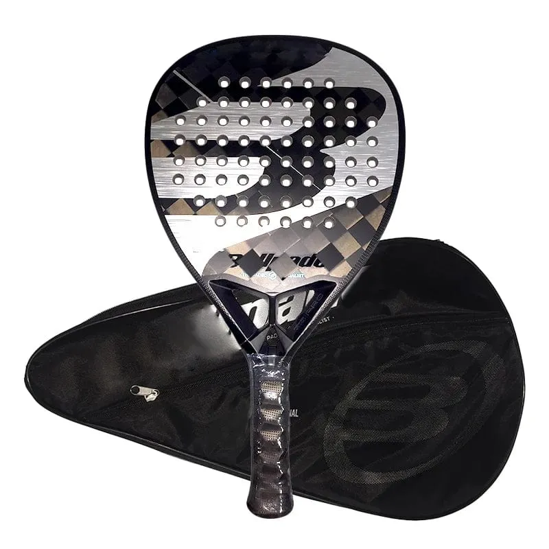 2024 Neuer Pala Padel Paddle-Tennisschläger mit weicher Oberfläche, Kohlefaser, weiche EVA-Oberfläche, Sportschläger für den Außenbereich