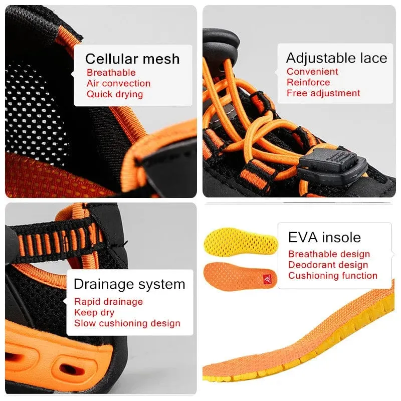 HUMTTO Sommer Wanderschuhe für Männer Outdoor Trekking Turnschuhe Frauen Klettern Sport Wandern Herren Weibliche Schuhe Wasser Strand Sandalen