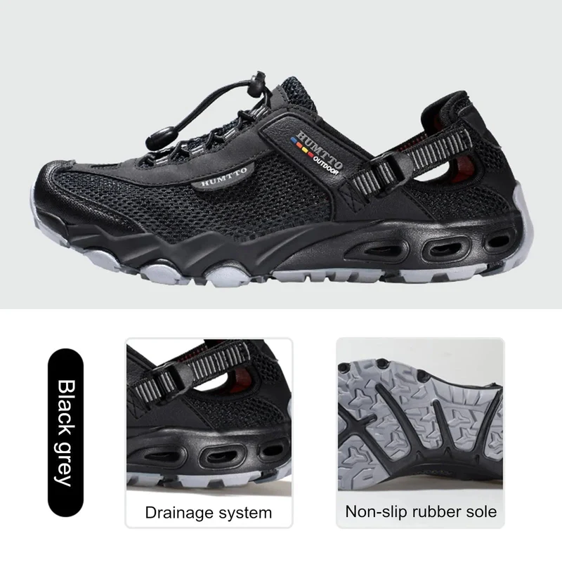 HUMTTO Sommer Wanderschuhe für Männer Outdoor Trekking Turnschuhe Frauen Klettern Sport Wandern Herren Weibliche Schuhe Wasser Strand Sandalen