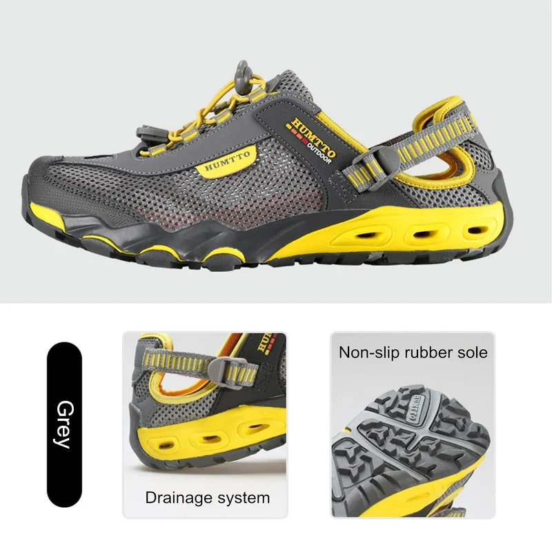 HUMTTO Sommer Wanderschuhe für Männer Outdoor Trekking Turnschuhe Frauen Klettern Sport Wandern Herren Weibliche Schuhe Wasser Strand Sandalen