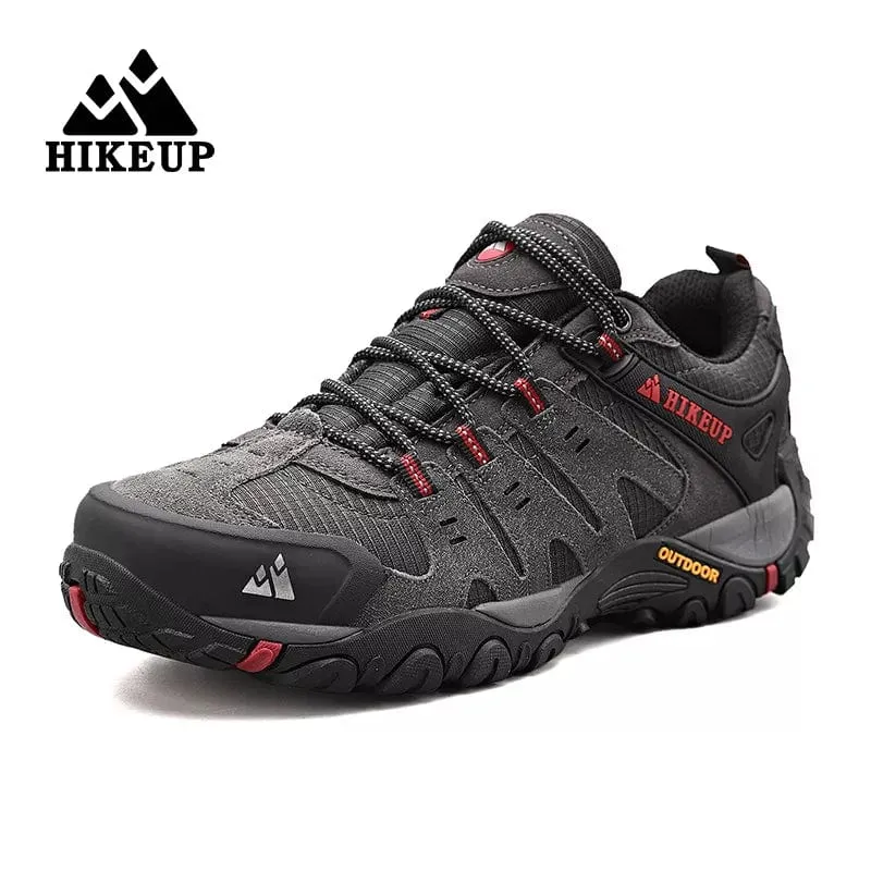 HIKEUP Herren-Wanderschuhe, Wildleder, Outdoor-Schuhe, verschleißfest, für Herren, Trekking, Wandern, Jagd, taktische Turnschuhe