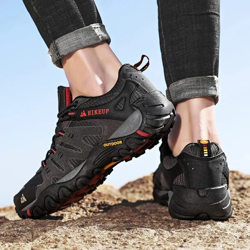 HIKEUP Herren-Wanderschuhe, Wildleder, Outdoor-Schuhe, verschleißfest, für Herren, Trekking, Wandern, Jagd, taktische Turnschuhe
