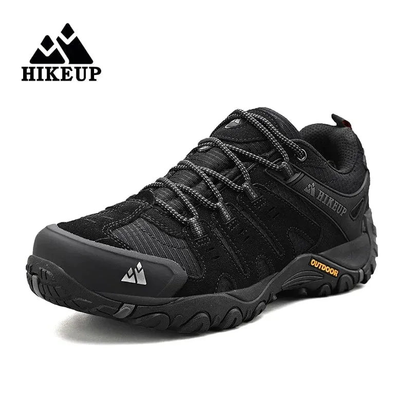 HIKEUP Herren-Wanderschuhe, Wildleder, Outdoor-Schuhe, verschleißfest, für Herren, Trekking, Wandern, Jagd, taktische Turnschuhe
