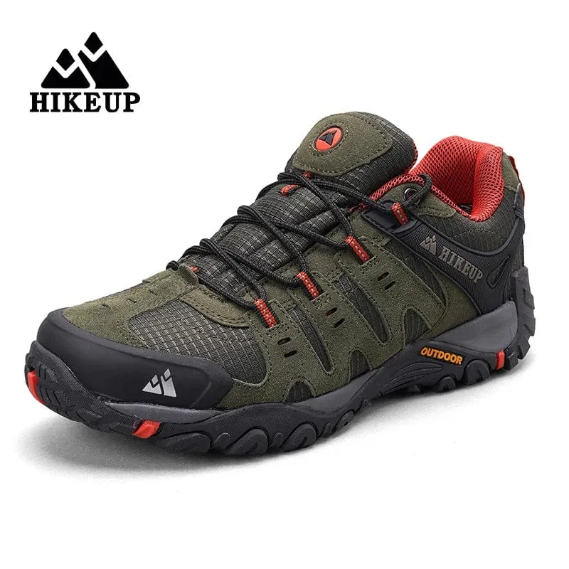 HIKEUP Herren-Wanderschuhe, Wildleder, Outdoor-Schuhe, verschleißfest, für Herren, Trekking, Wandern, Jagd, taktische Turnschuhe