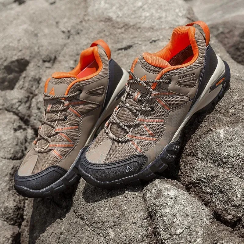 HUMTTO Neue Ankunft Herren Wanderschuhe Atmungsaktive Lace Up Trekking Stiefel Männlichen Dämpfung Ourdoor Klettern Tourismus Turnschuhe für Männer