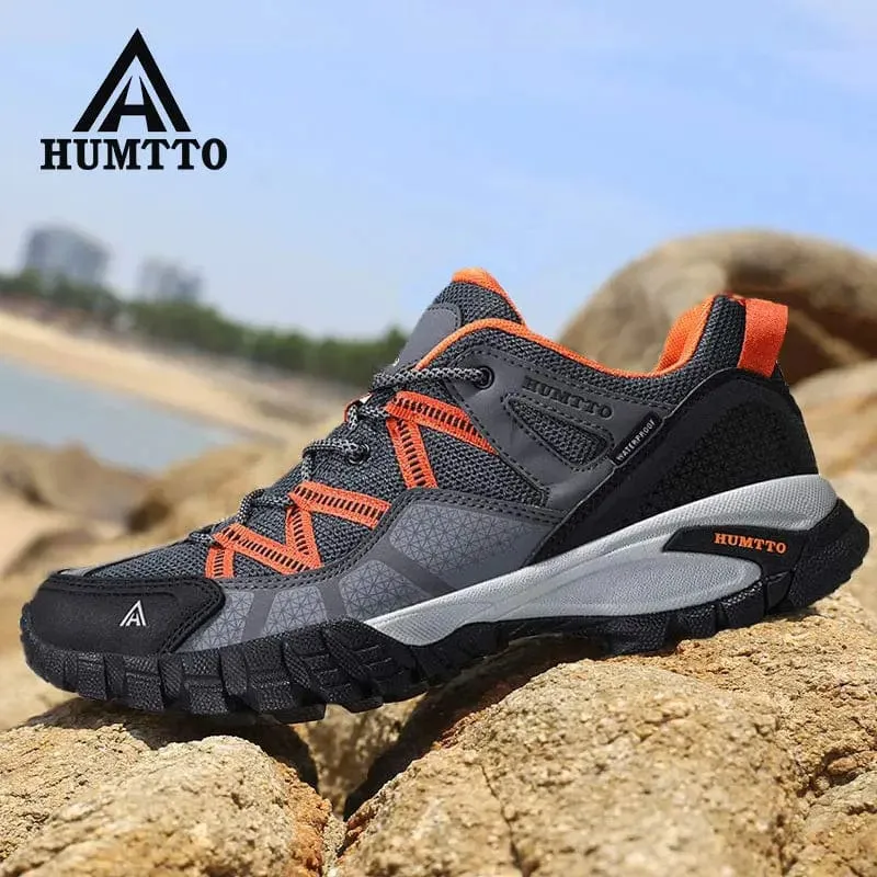 HUMTTO Neue Ankunft Herren Wanderschuhe Atmungsaktive Lace Up Trekking Stiefel Männlichen Dämpfung Ourdoor Klettern Tourismus Turnschuhe für Männer