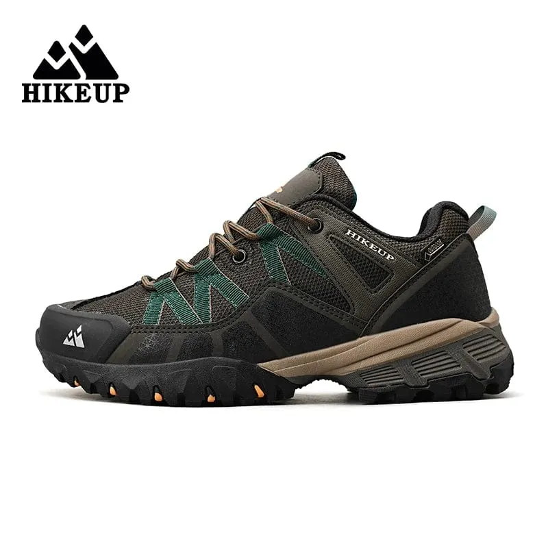 HIKEUP Atmungsaktive Dämpfung Rutschfeste Sneakers Herren Wanderschuhe Laufen Trekking Sneakers Outdoor Bergsportschuhe für Herren