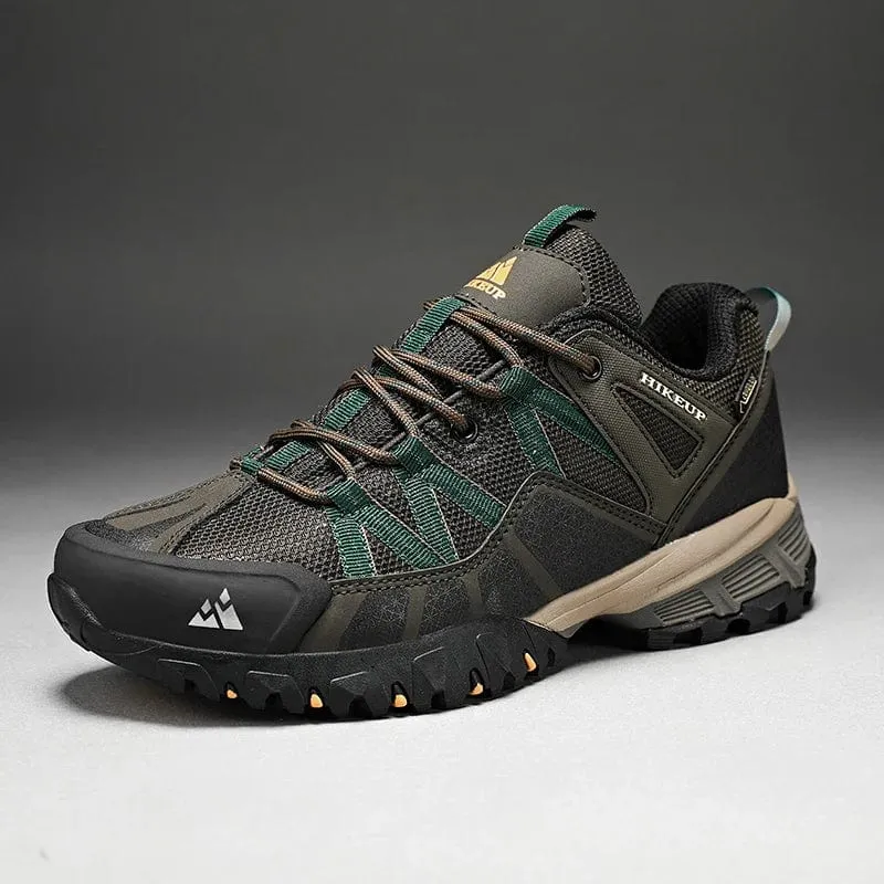 HIKEUP Atmungsaktive Dämpfung Rutschfeste Sneakers Herren Wanderschuhe Laufen Trekking Sneakers Outdoor Bergsportschuhe für Herren