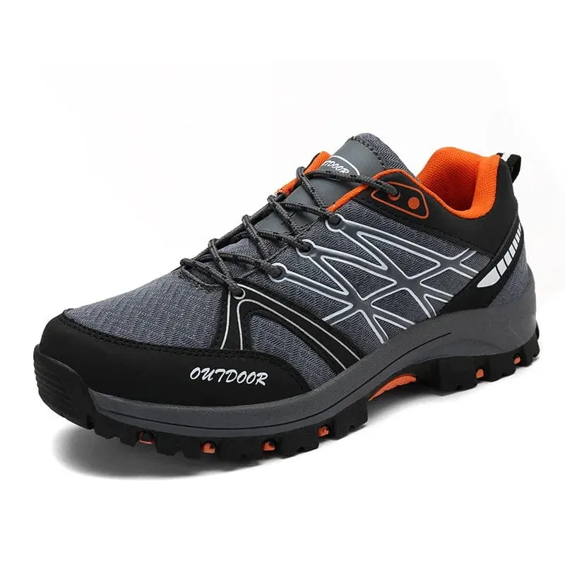 Männer Wanderschuhe Outdoor Trekking Sport Klettern Stiefel Sommer Atmungsaktives Mesh Nicht-slip Walking Trainer Camping Bequem