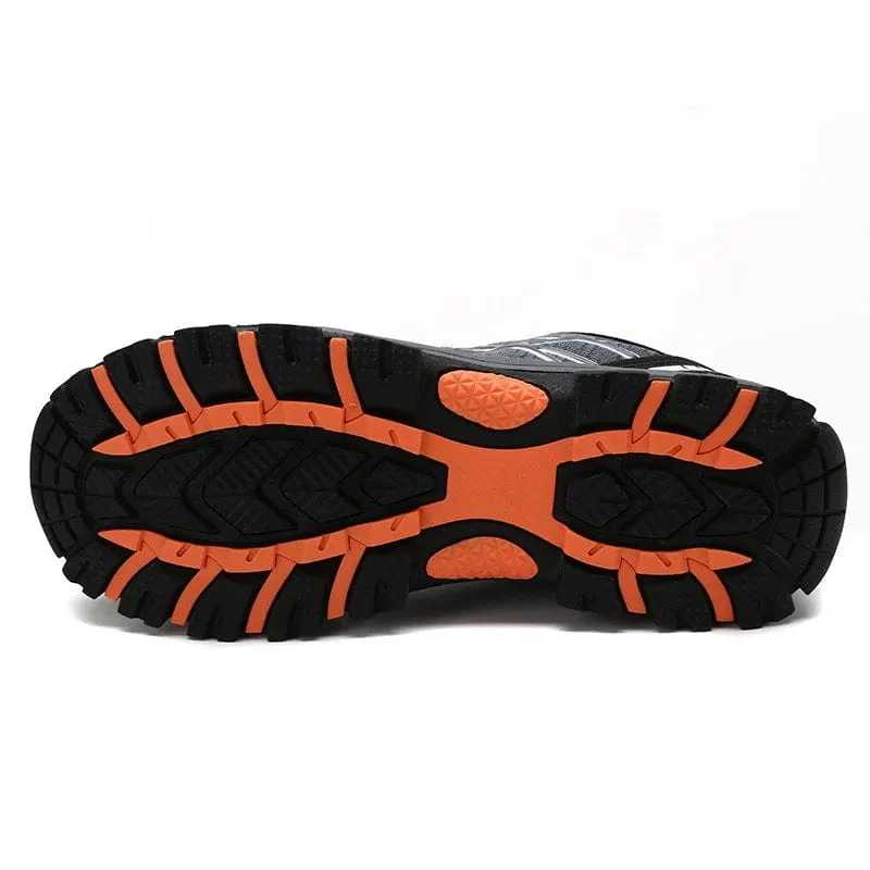 Männer Wanderschuhe Outdoor Trekking Sport Klettern Stiefel Sommer Atmungsaktives Mesh Nicht-slip Walking Trainer Camping Bequem