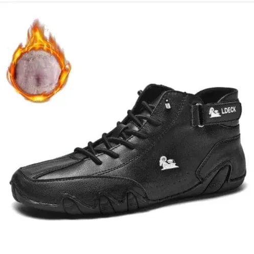 Sportschuhe Herren Winter 2023 Neue Freizeitschuhe High Top Wandern Winter Wärme Pelz Designer Fashion Casual Lace Up Schuhe